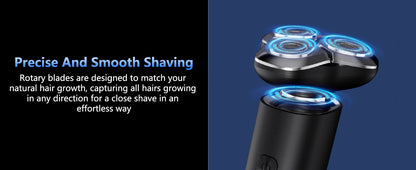 Electric Razor for Men 3 Blade Rotary Shaving Machine