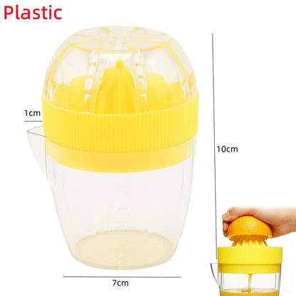 Glass Manual Lemon Juicer Orange Squeezer Juice Extractor