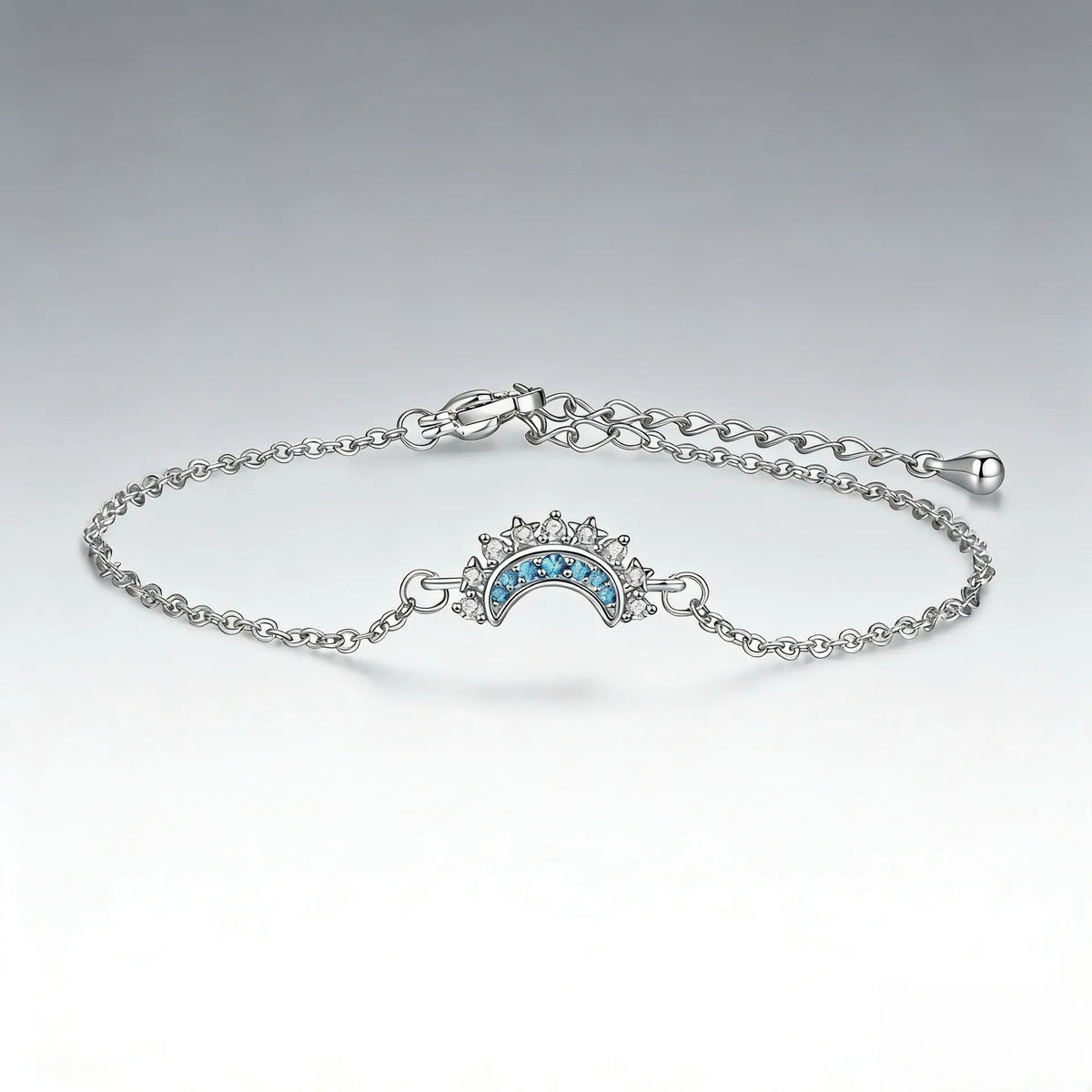 Sun and Moon Zirconia Bracelet Trendy Couple's Fashion