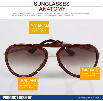 Summer Style Sunglasses Women Brand Designer Glasses