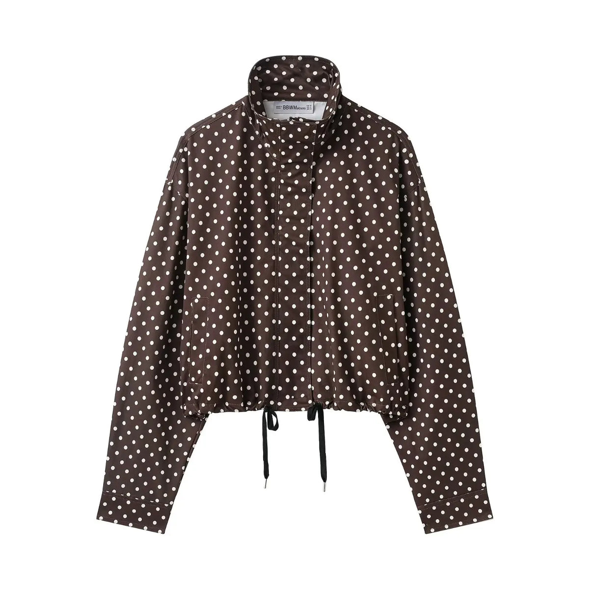 HH Fashion Women's Polka Dot Print Short Coats