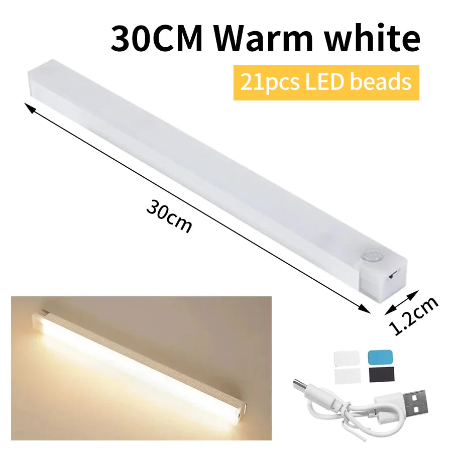 Smart Motion Sensor Night Light Wireless Rechargeable Led Night Lights