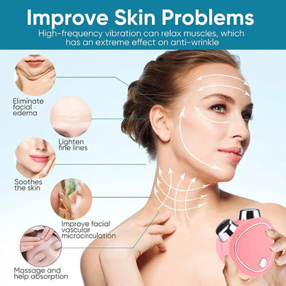 EMS Face Lifting Device Facial Microcurrent Roller Massage