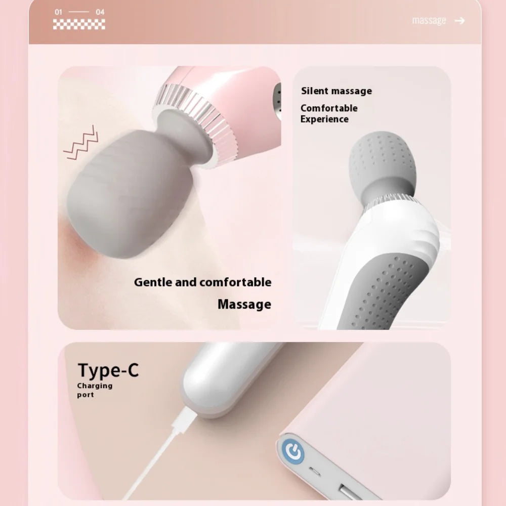 Deep Tissue Massage Gun USB Rechargeable Portable