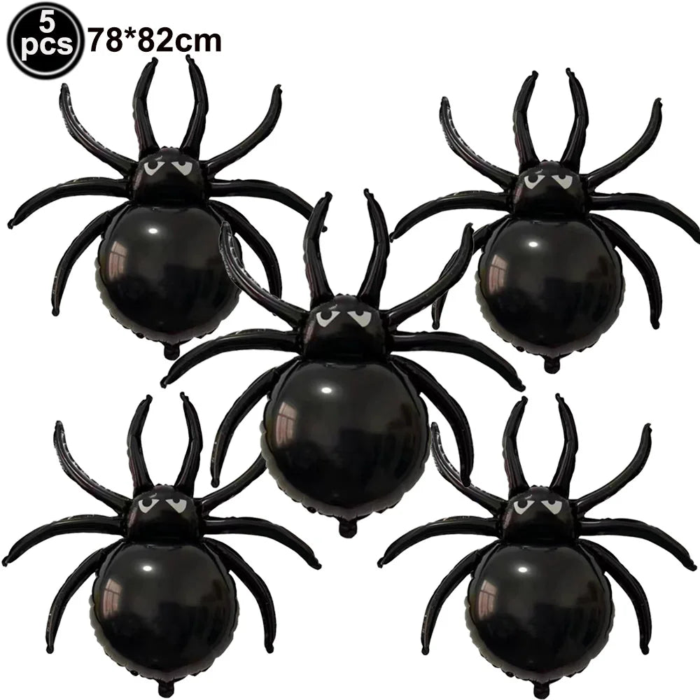 Large Halloween Standing Foil Balloons Haunted House Castle