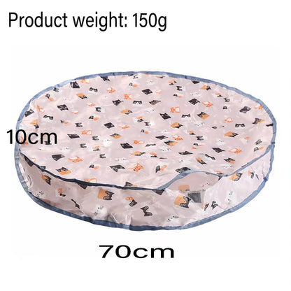 Smart Interactive Cat Toys Ball Fast Rolling in Pouch Hide and Seek