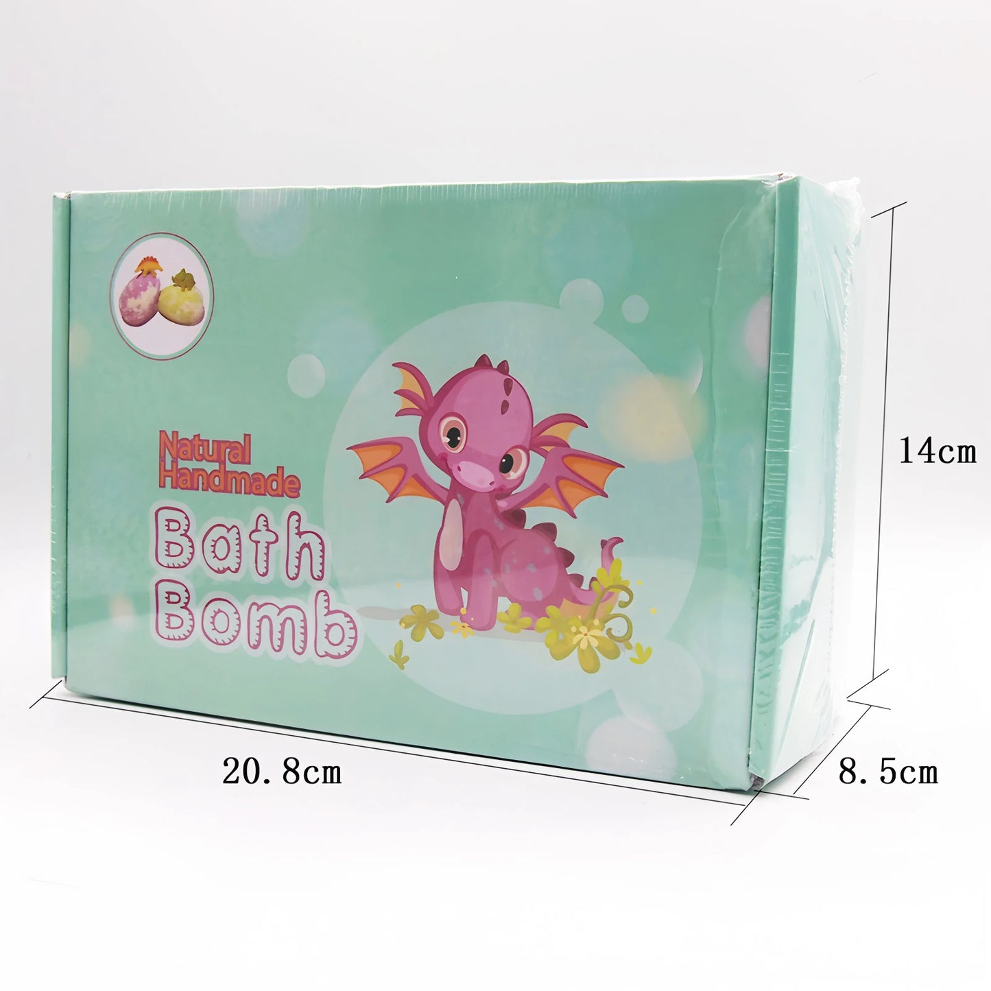 6PCS Children's Dinosaur Egg Bomb Bath Salt Balls Fun