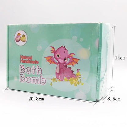 6PCS Children's Dinosaur Egg Bomb Bath Salt Balls Fun