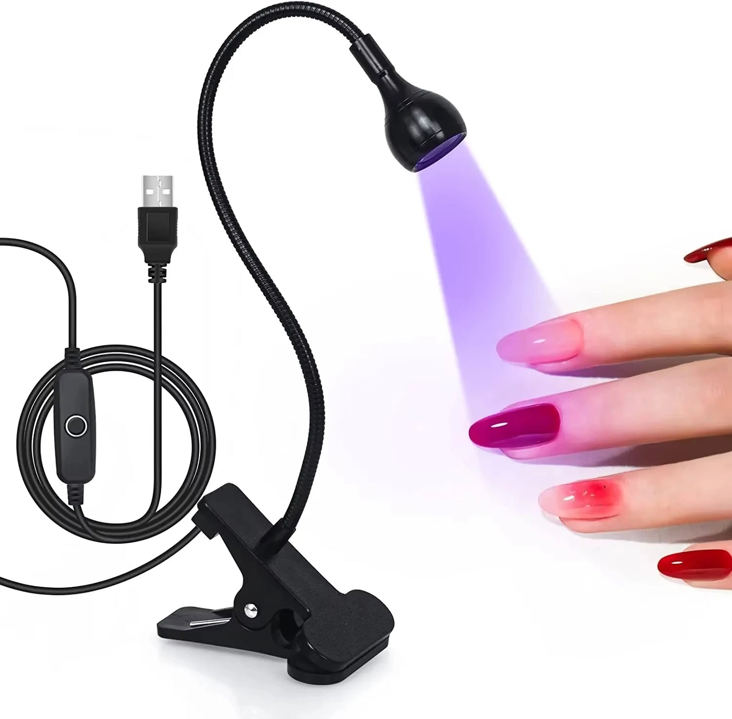 Led Ultraviolet Lights UV Nail Lamp 395nm UV Led Desk Lamp