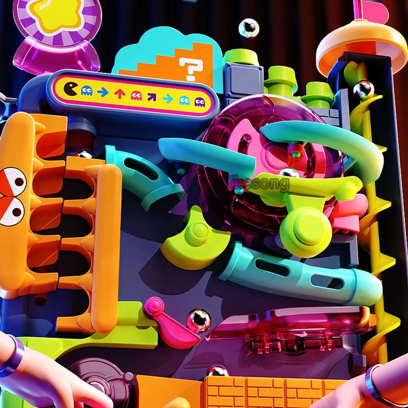 Educational Montessori Toy Multi-Layer Track Adventure Game