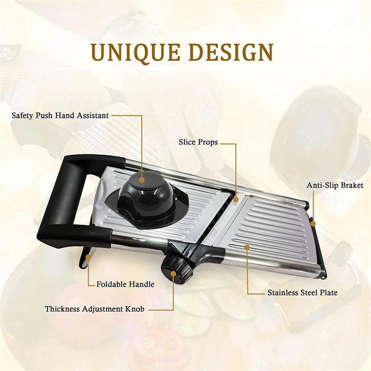Adjustable Mandoline Slicer Stainless Steel Slicer