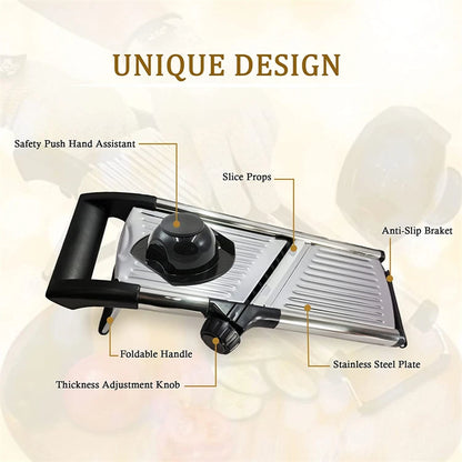 Adjustable Mandoline Slicer Stainless Steel Slicer