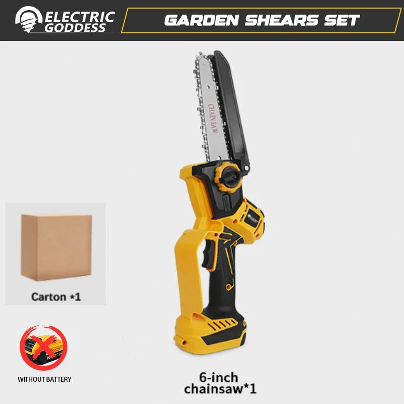 Brushless 1380W Electric Chainsaw Telescoping Pole Pruner