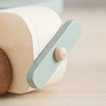 Wooden Birthday Train Toy Simulated Train Toy Model
