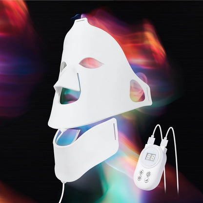 7 Colors Photon Face Neck LED Mask 3D Flexible Silicone
