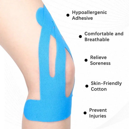 Kinesiology Tapes for Knees Waterproof & Breathable Sport