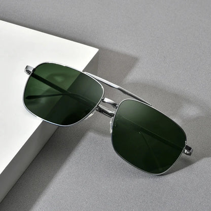 FONEX Pure Titanium Polarized Sunglasses Men Folding