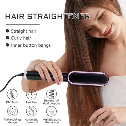 Portable Multi Electric Hair Brushes Hair Straightening
