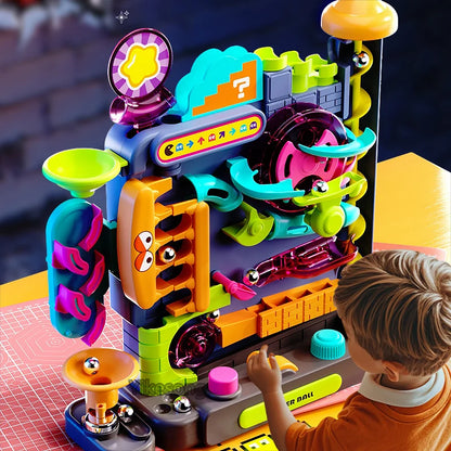 Educational Montessori Toy Multi-Layer Track Adventure Game