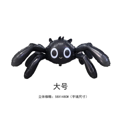 Halloween Balloon Decoration Halloween Black Spider Balloon Giant Skull Skeleton Balloon