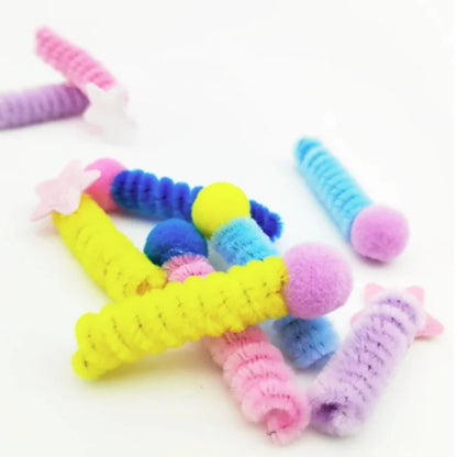 4/200Pcs Interactive Cat Spring Toy Spiral Colors