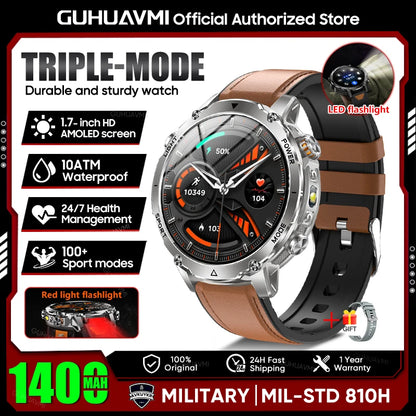 New TANK Ultra 1400mAh Battery Military Smart Watch