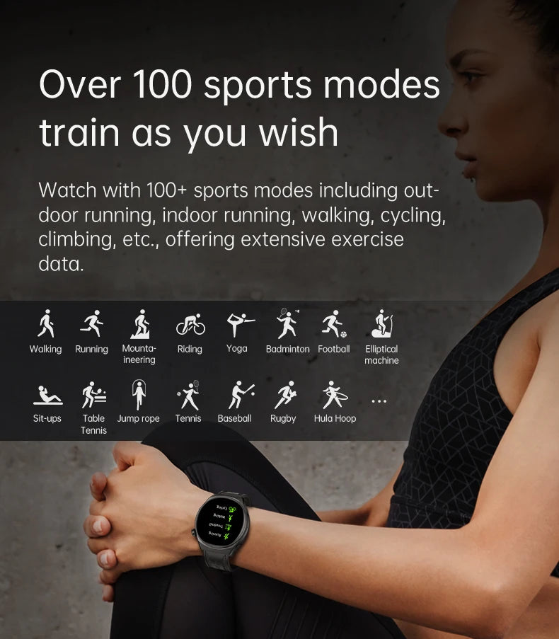 KUMI GW6 Smart Watch 1.43" AMOLED AI ChatGPT Bluetooth