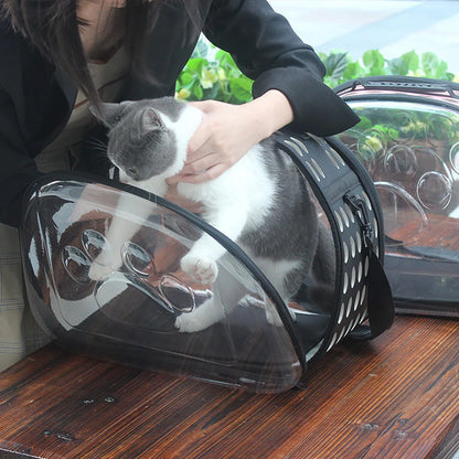 Pet Shoulder Bag Cat Carrier Outdoor Travel Handbag