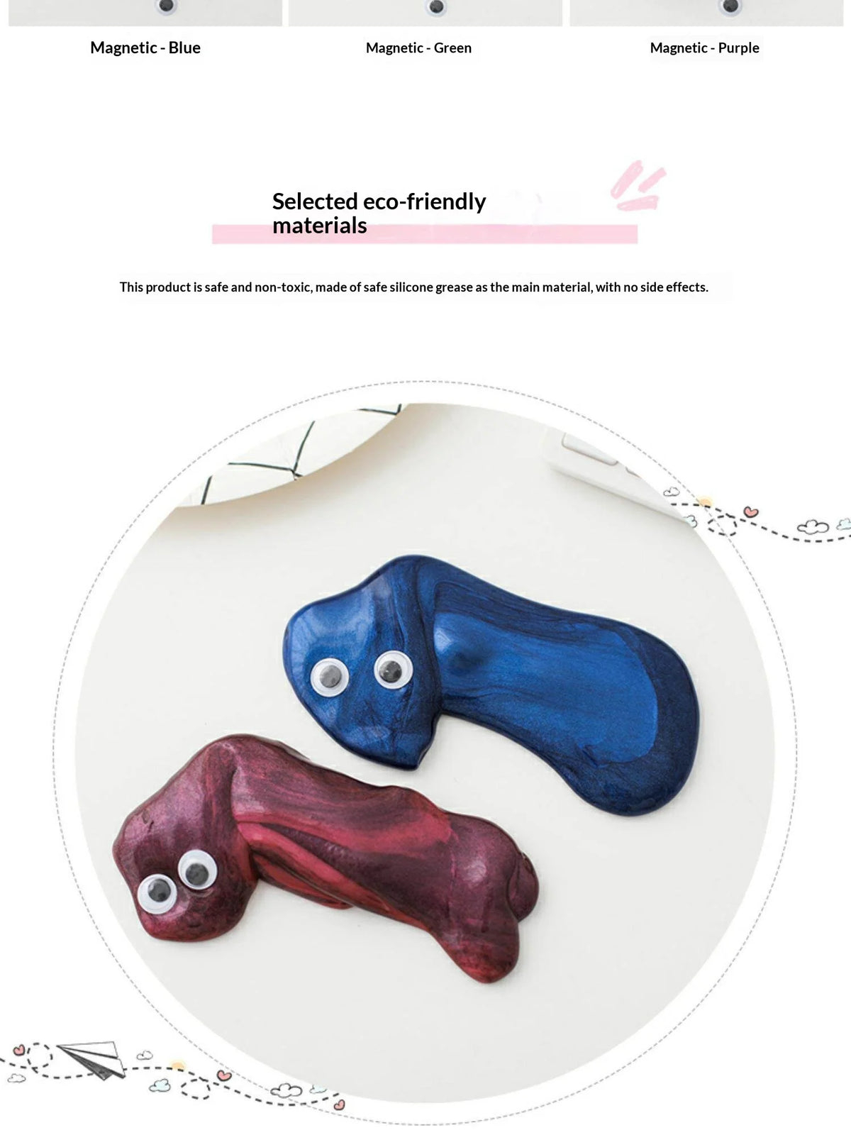 Magnetic Putty Slime Gravity Defying Magnet Toy