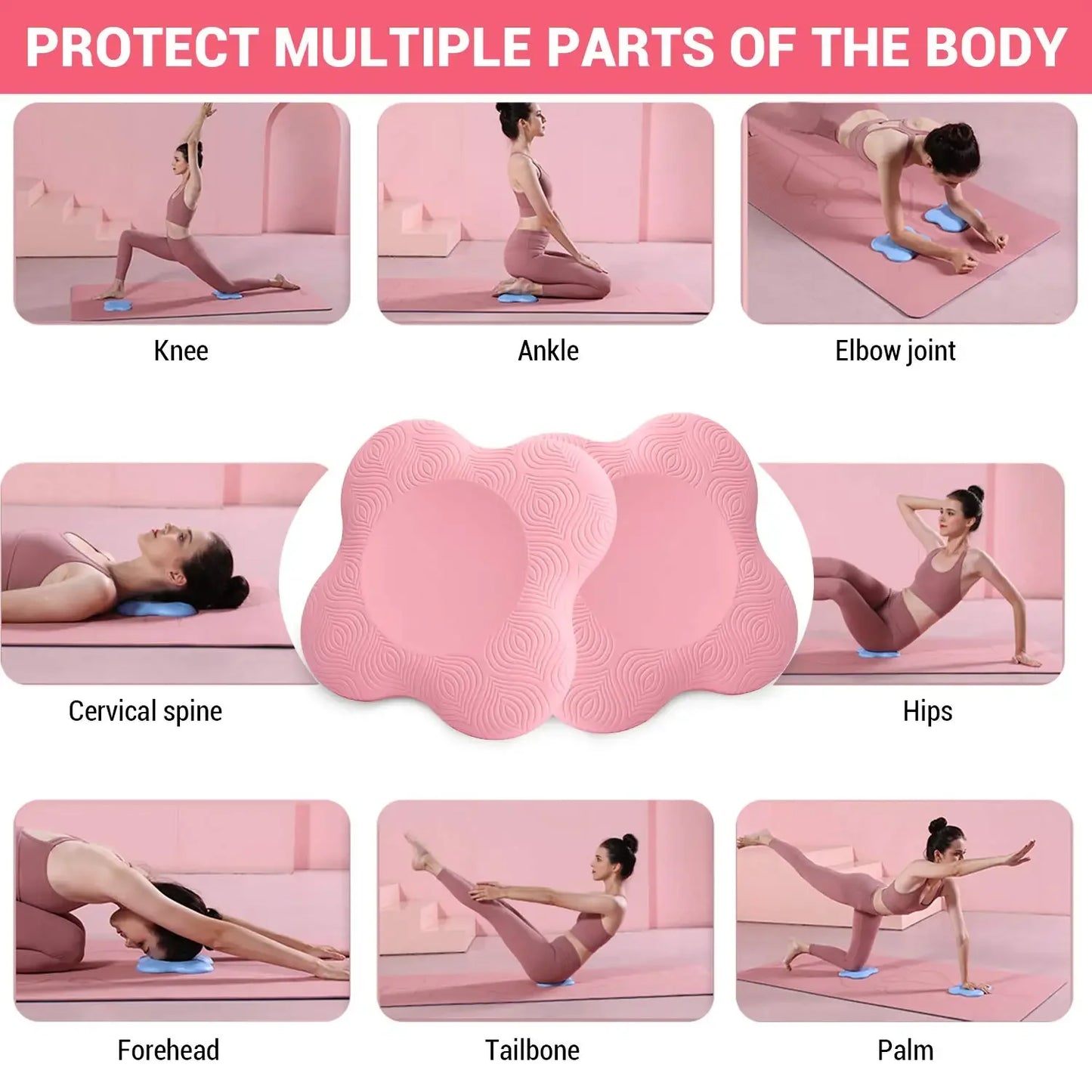 Yoga Kneeling Mat Thickened Flat Support Mat Knee Pad