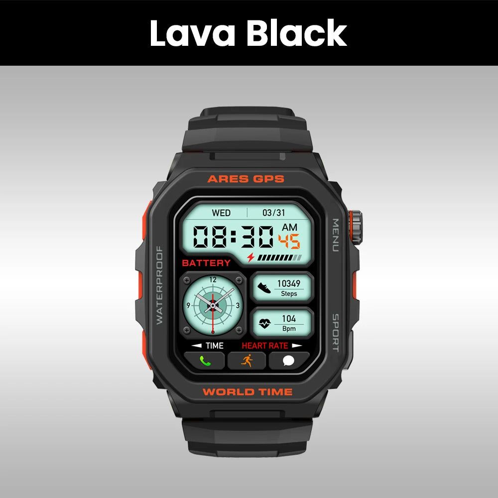 New Zeblaze Ares GPS Smart Watch Built-in Alexa & GPS