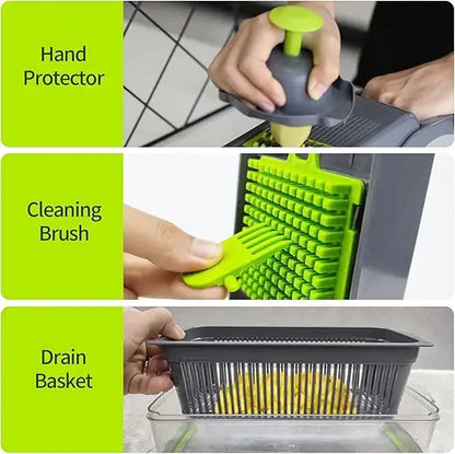 Vegetable Chopper Dicer Set Effortless Onion Tomato Cutter