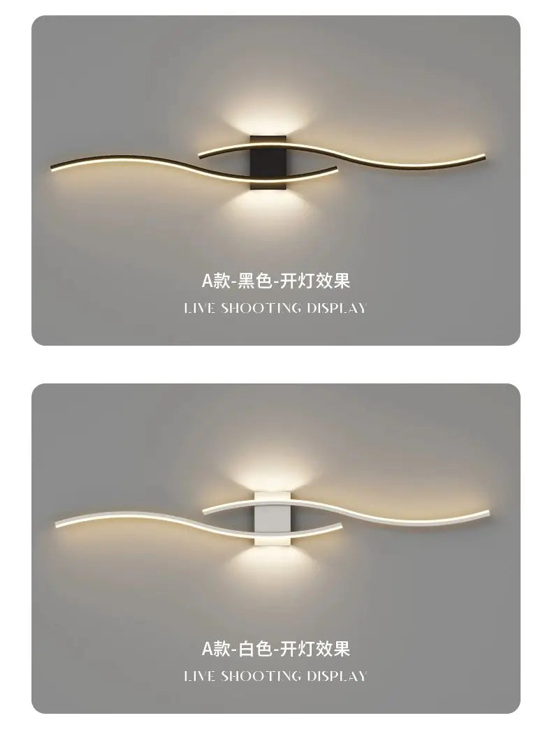Minimalist Bedroom LED Wall Lamps Decor Wall Lights