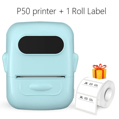 Thermal Label Printer P50 Portable Bluetooth Wireless