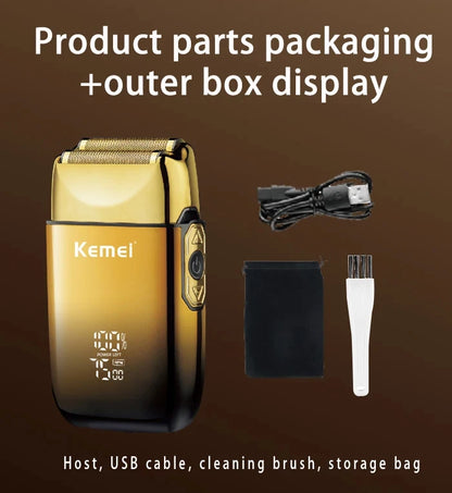 Kemei KM-TX10 USB Charging Electric Shaver For Men