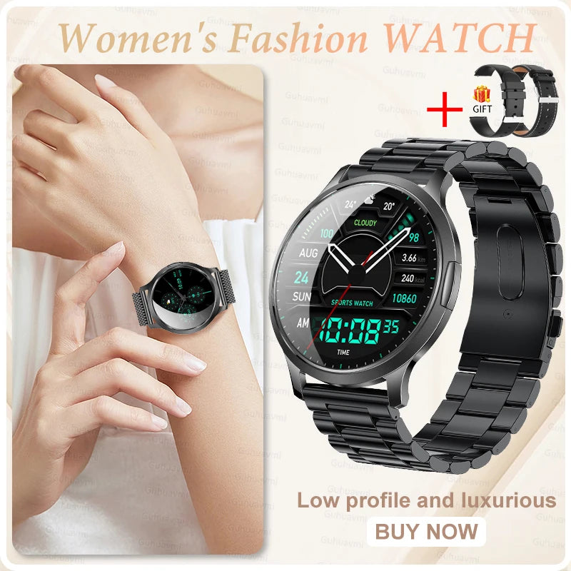 New Smart Watch For Women Gift 1.32 Inch Full Touch Screen