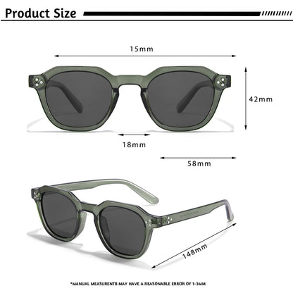 Caterside New Retro Polarized Men Sunglasses Square