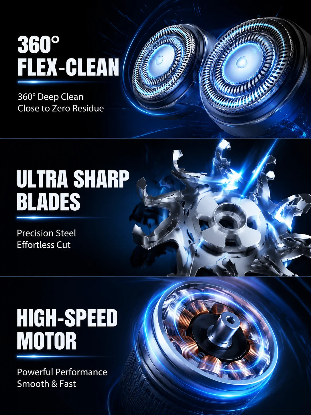 Portable Electric Shaver Beard For Men Pocket Razor