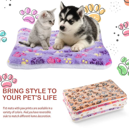 Thicken Flannel Mat Pet Beds Mats Dog Bed Sleeping Mat