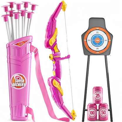 Bow and Arrow Set for Kids, LED Light Archery Playset