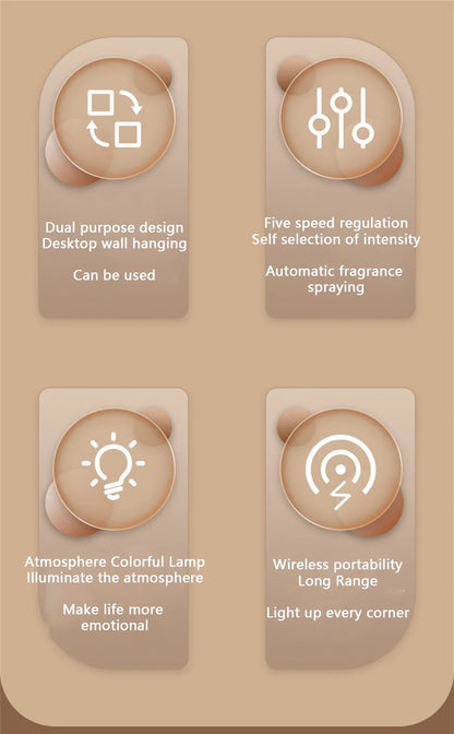 Aroma Diffuser Humidifier Fragrance Essential Oil Aromatherapy