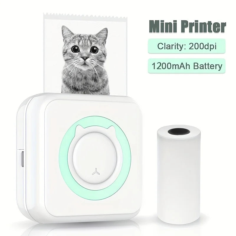 Portable Mini Label Printer for Home Office