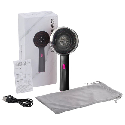 Electric Micro-current Massage Comb Red Light Hair Care