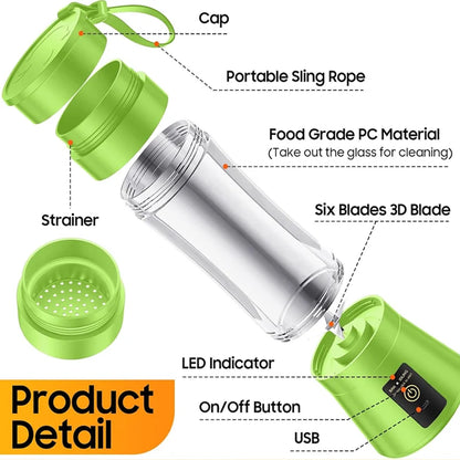 380ml household juice mixer mini electric juicer