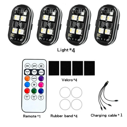Wireless Light Aircraft Airplane Helicopter Warning Lights