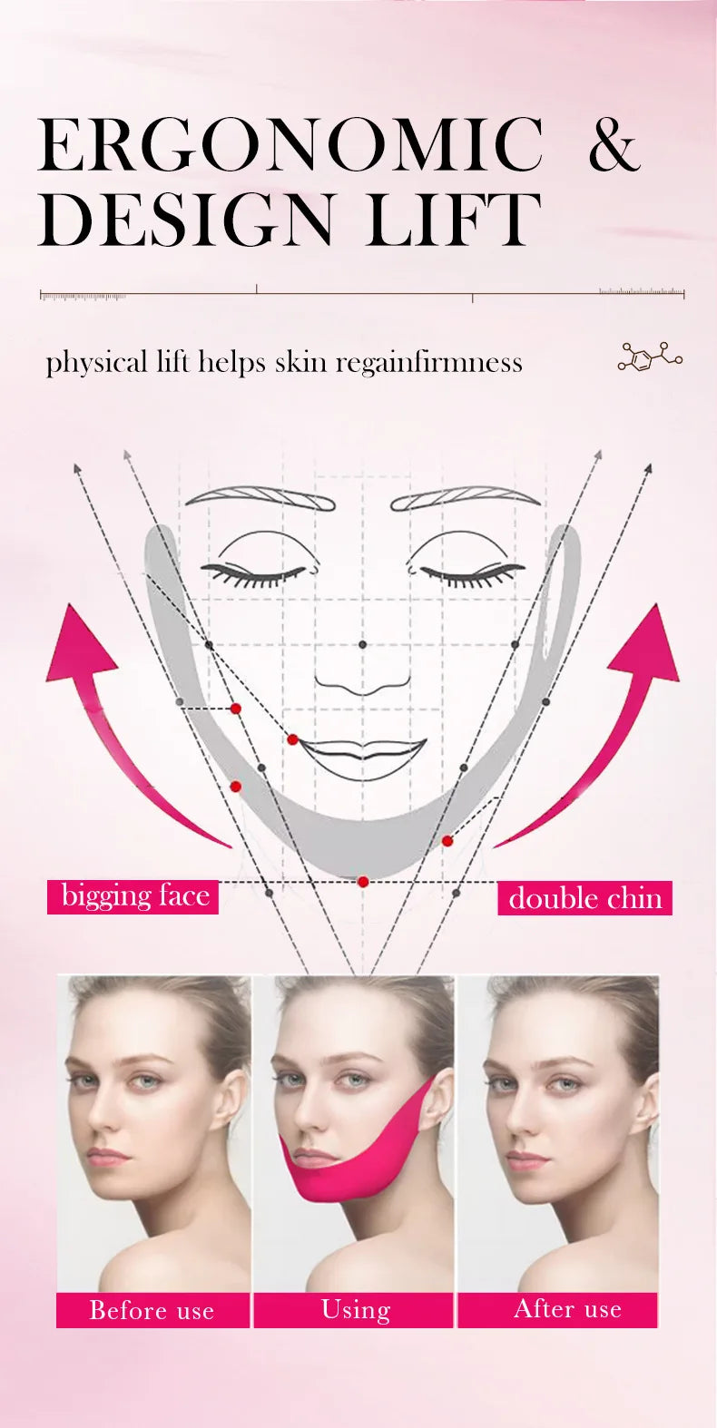 V-Shape Firming Face-lift Slimming Mask Removal