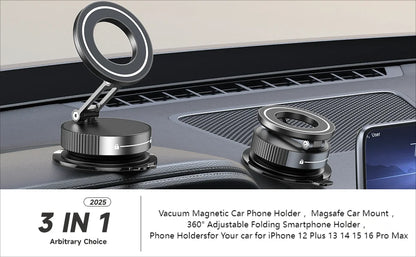 Magnetic Suction Cup Phone Mount for Magsafe 360° Adjustable