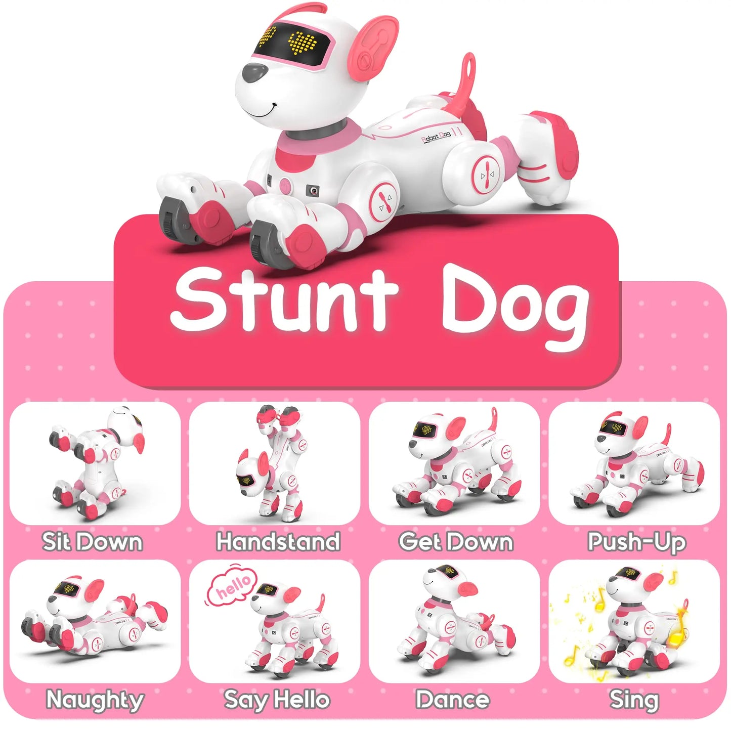 Intelligent Robot Dog Remote Control Electronic Sing Dance