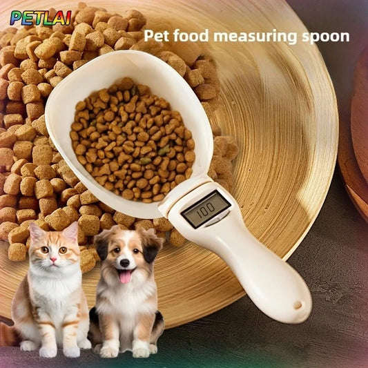 Cat Dog Food Scoop Weighing Scale Scoops