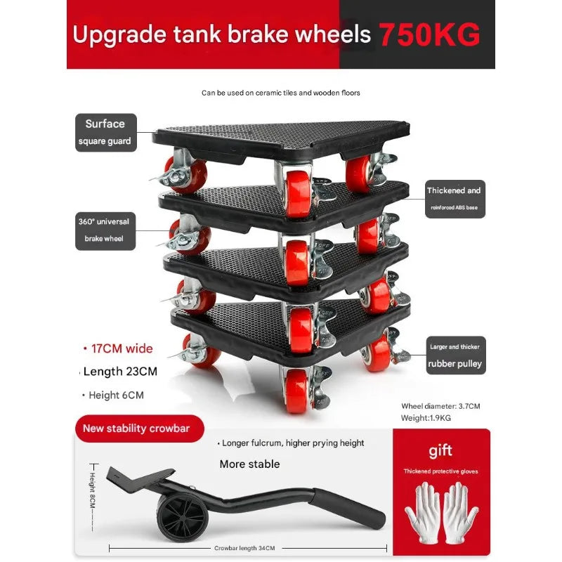 Heavy Duty Furniture Lifter Transport Mover Lifter